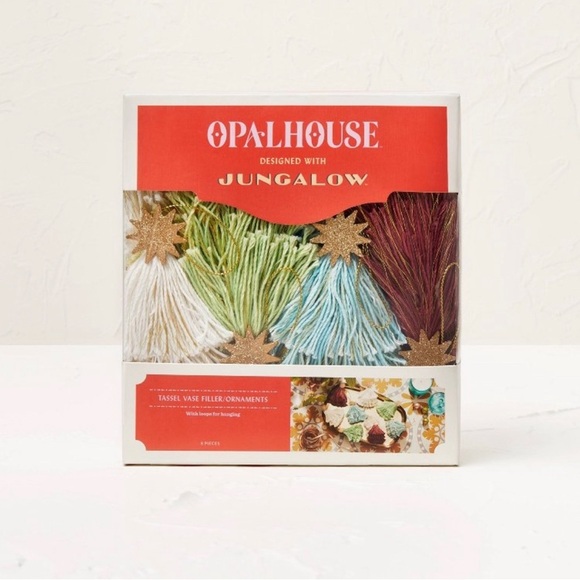 NWT tassel star filler ornaments opalhouse 8 pieces 4 boxes available Christmas - Picture 2 of 5